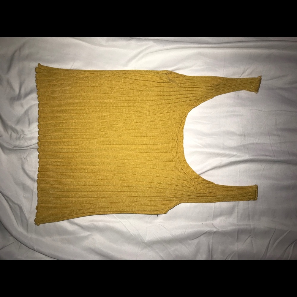 Yellow summer tank